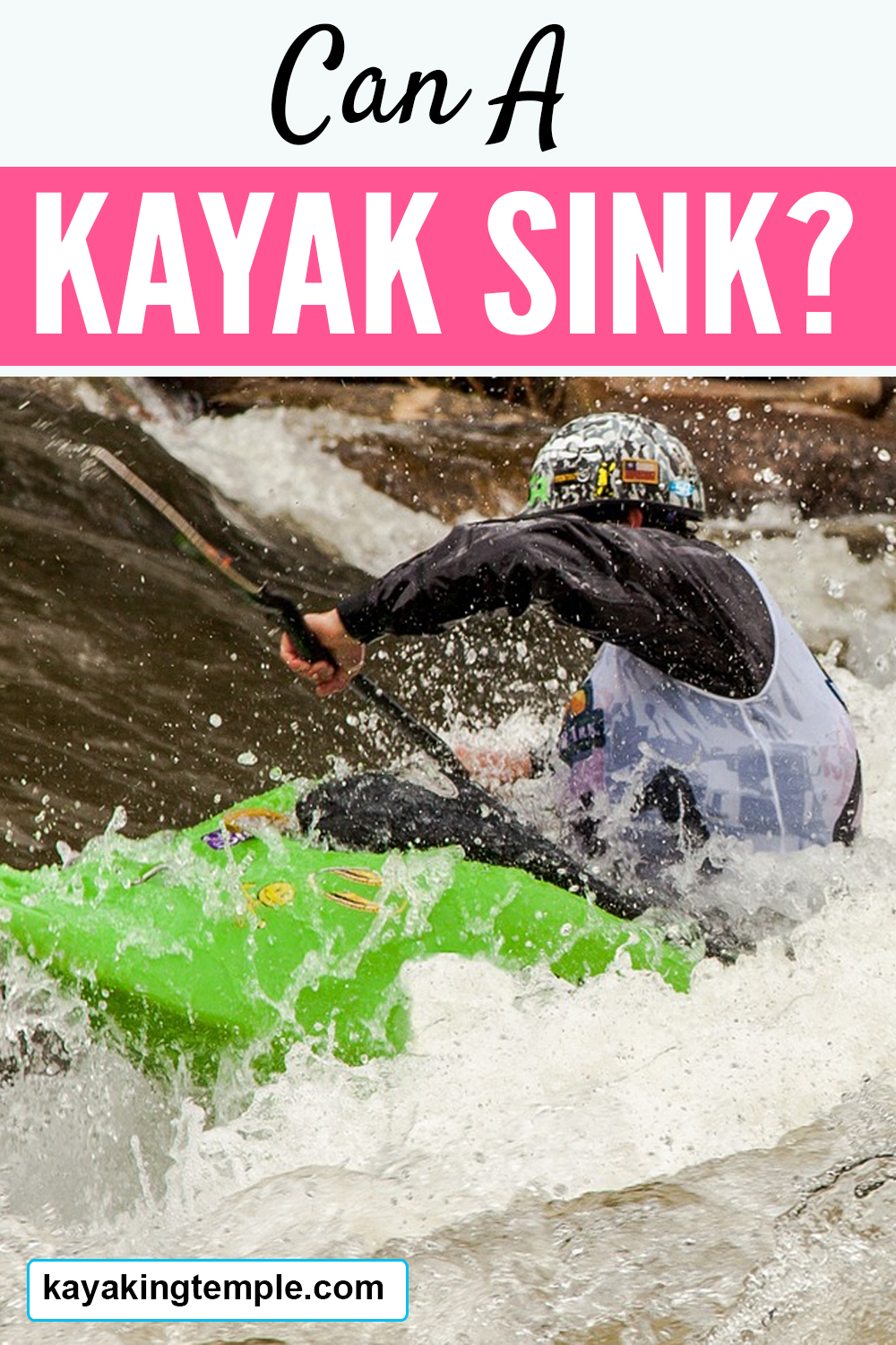 can a kayak sink