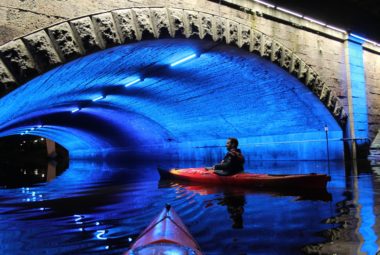 Night Kayaking On A River